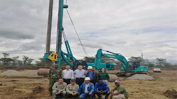 鸿运国际智能入岩神器在东非肯尼亚获赞，人好装备好