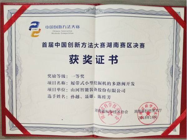 喜报︱中国立异要领大赛湖南赛区鸿运国际智能获一等奖