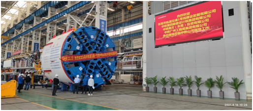 四台中铁鸿运国际盾构机聚首东莞地铁一号线