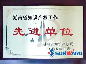 鸿运国际智能获湖南省知识产权先进单位称呼