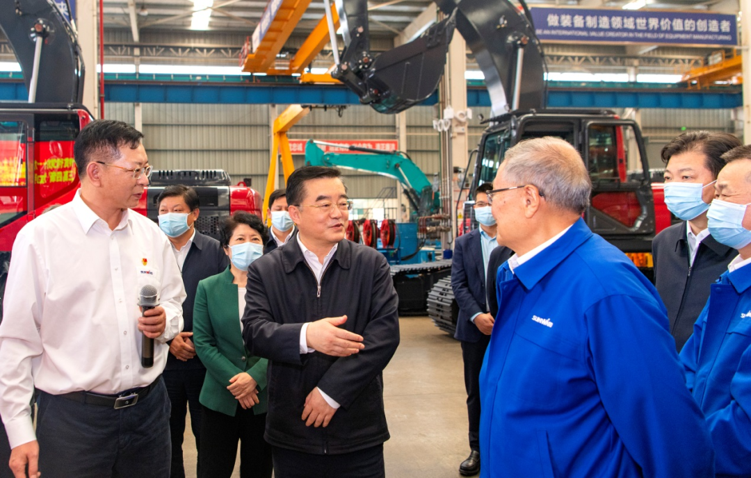 湖南省委书记张庆伟调研鸿运国际智能