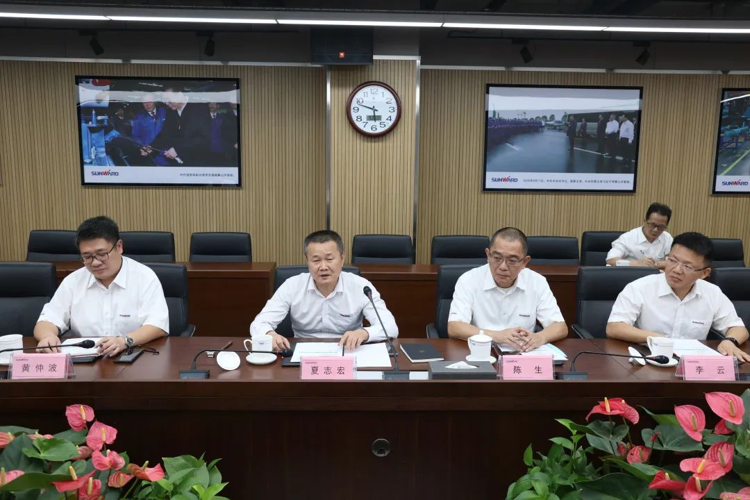 广州工控副总司理张劲泉调研鸿运国际智能