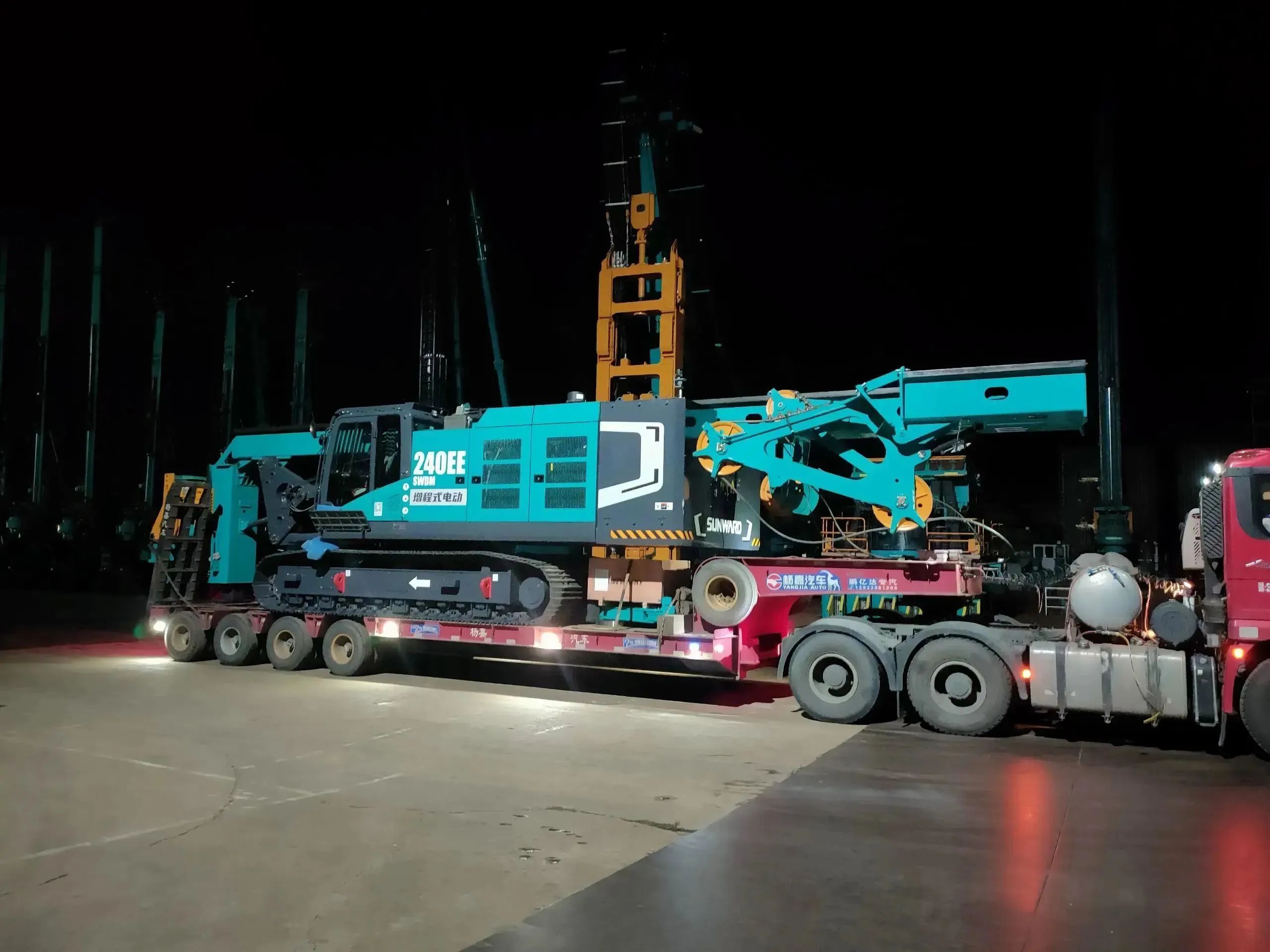 “零故障”“低能耗”！！鸿运国际智能增程式电动旋挖钻机惊艳首秀