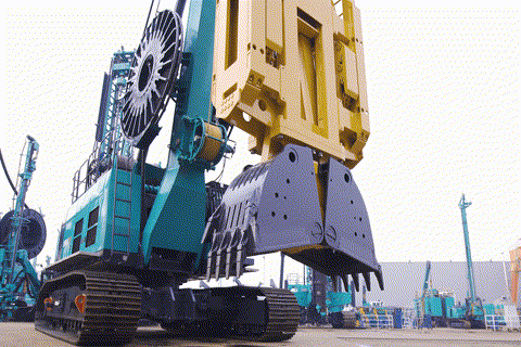 助力海内国际重大工程！！！鸿运国际智能液压抓斗实力“出圈”