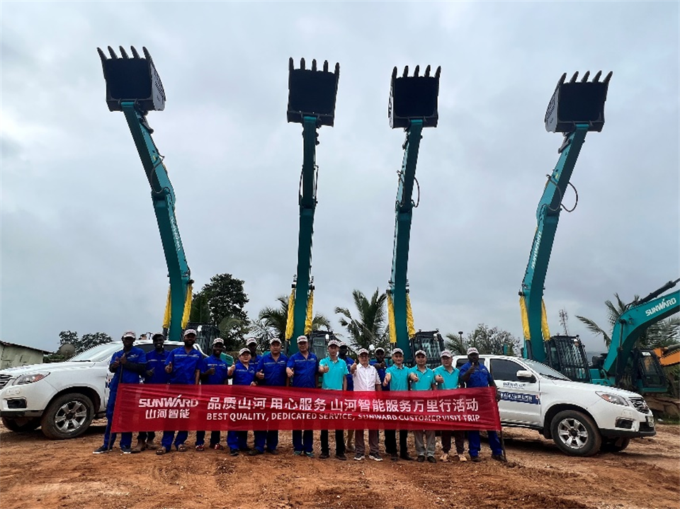 品质鸿运国际，，专心折务！鸿运国际智能服务万里行活动走进非洲加纳