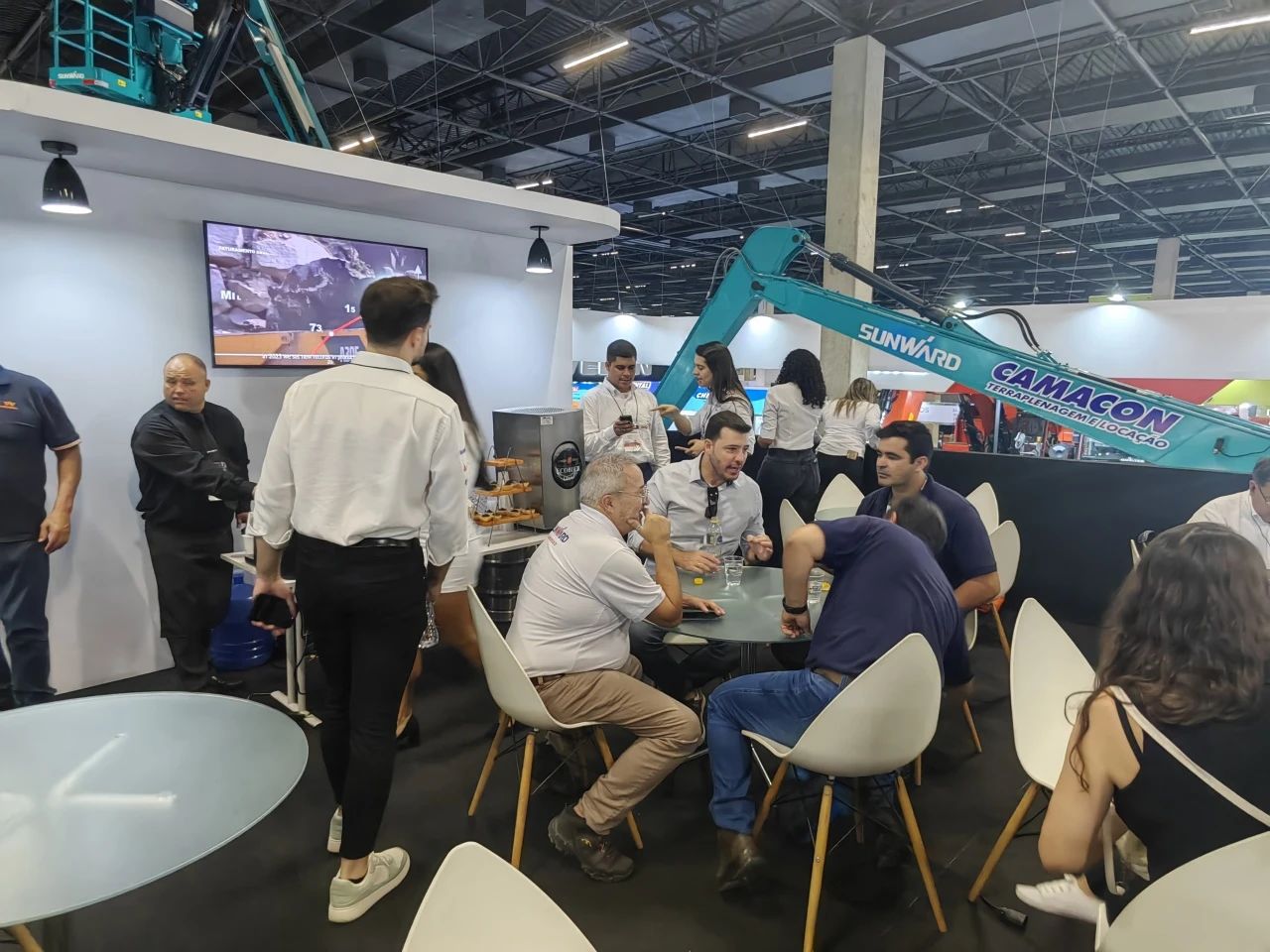 展出装备销售一空！！鸿运国际智能亮相2024巴西矿业展览会！！