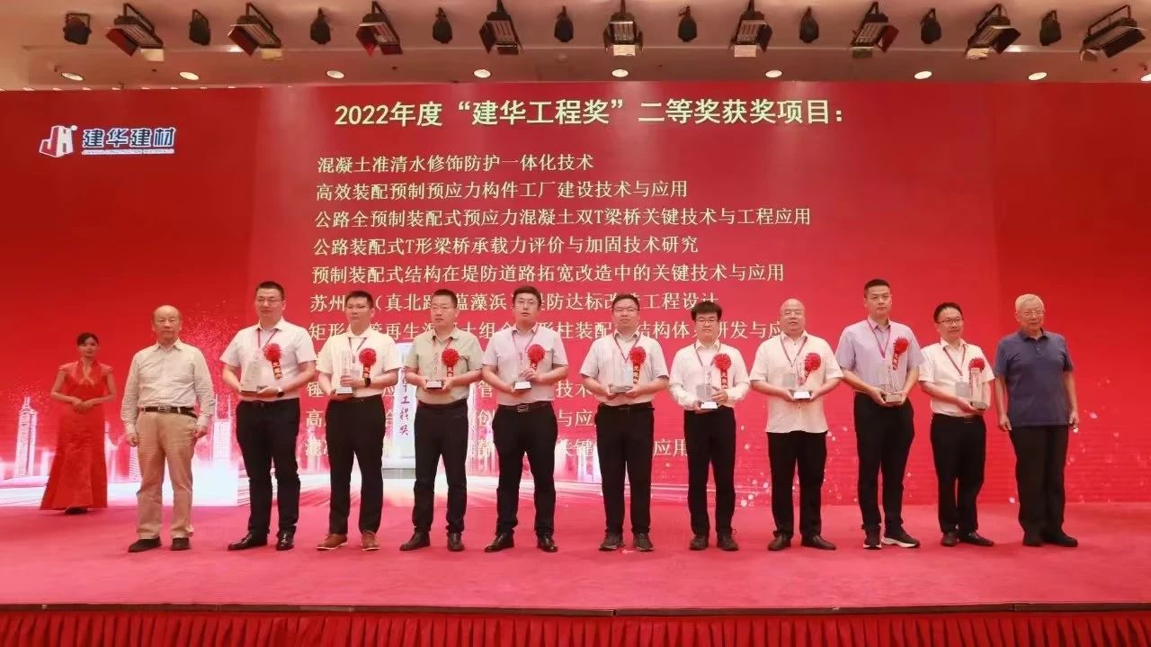 喜讯！！！鸿运国际智能荣获“建华工程奖”二等奖