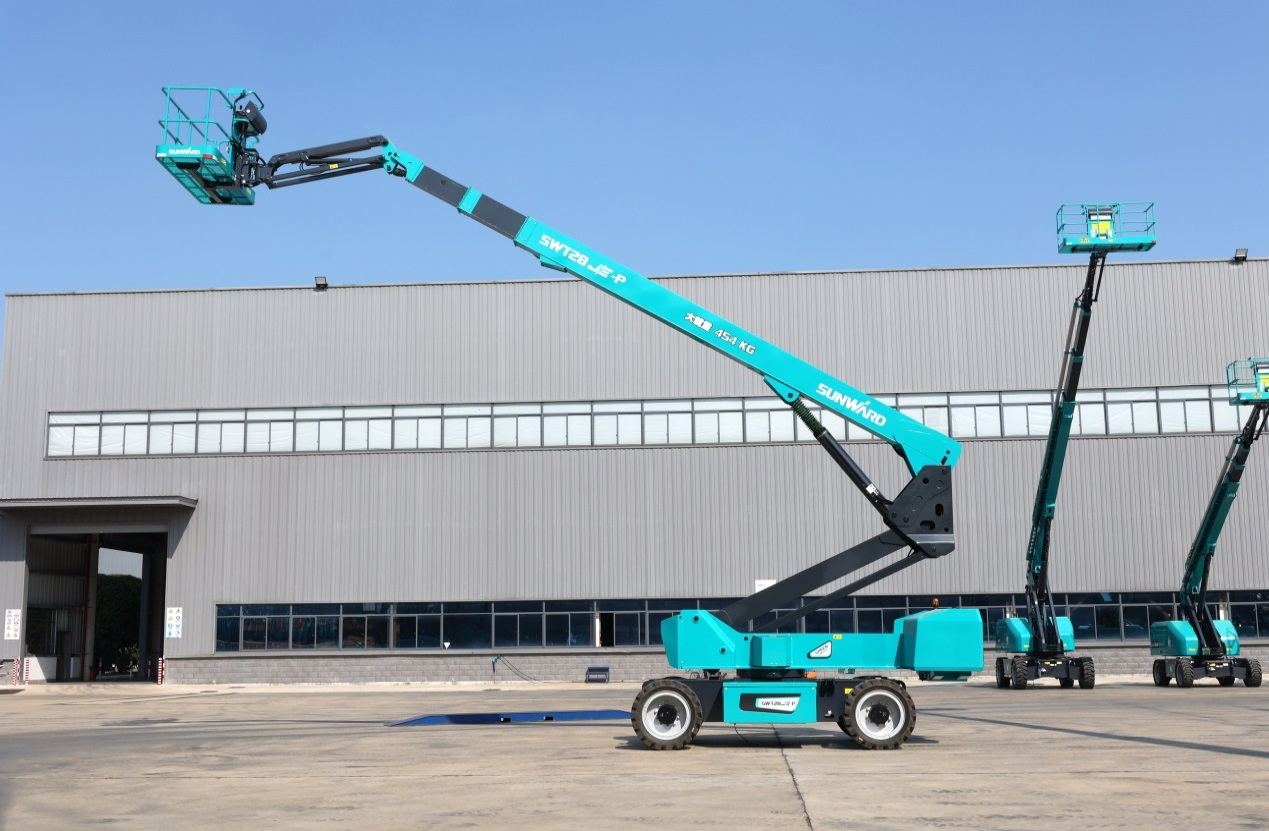 高可靠、高清静、高性能！！！鸿运国际智能新一代P系列电动臂式高空作业平台乐成下线