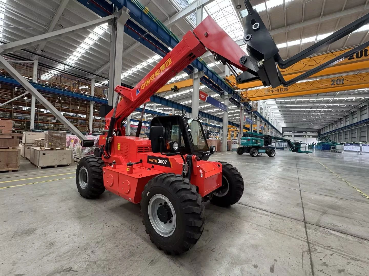 应运而生，，“急”速响应！！鸿运国际智能伸缩臂叉装车进军应抢救援领域